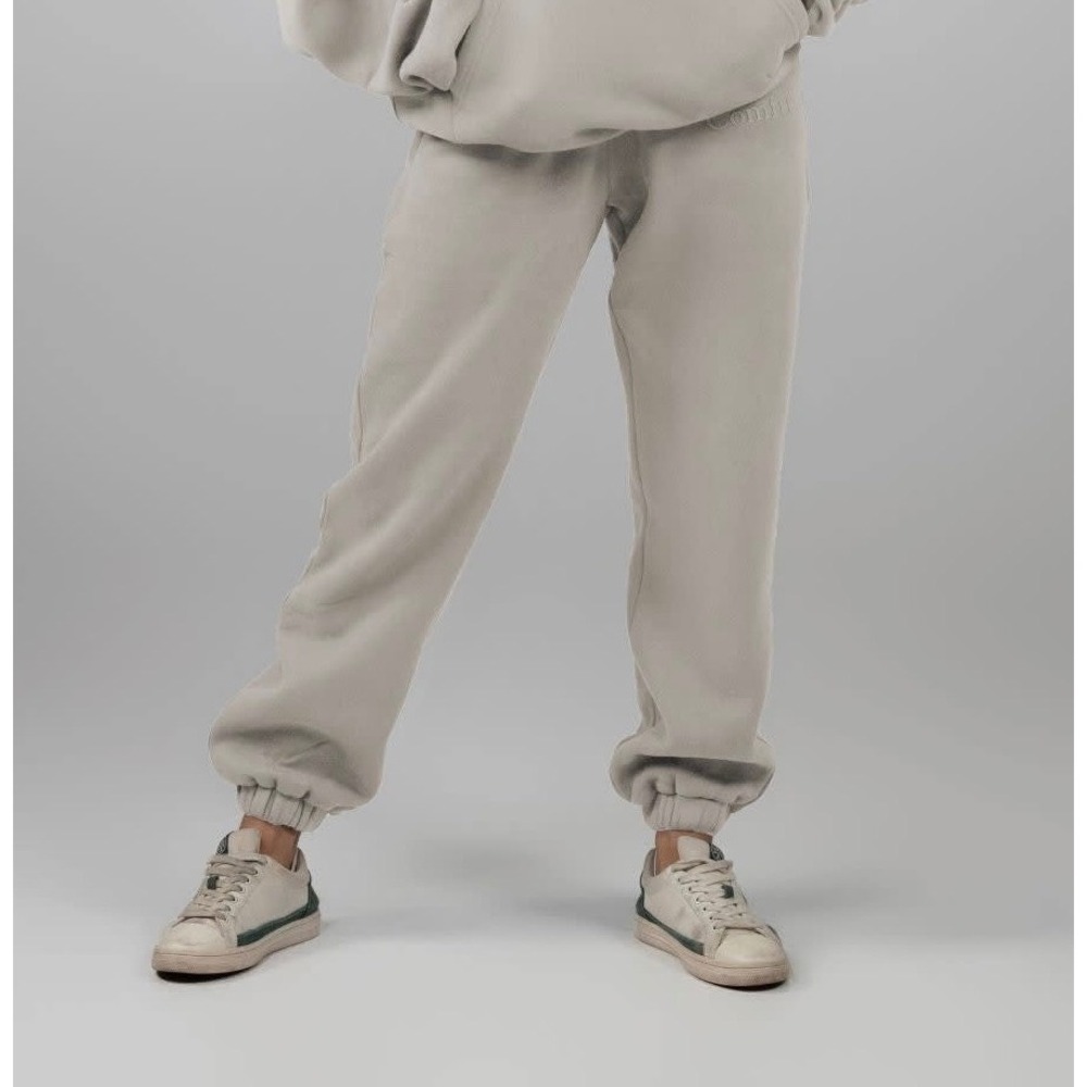 Men's Neutral Beige Jogger Sweatpants